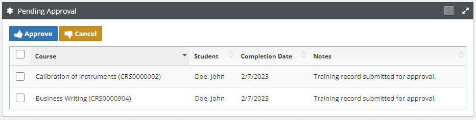 Company Dashboard Pending Approval